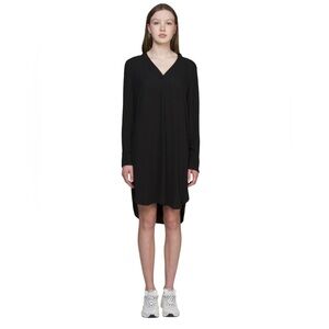 SAMSØE SAMSØE Hamil V-Neck Dress in Blue Depth